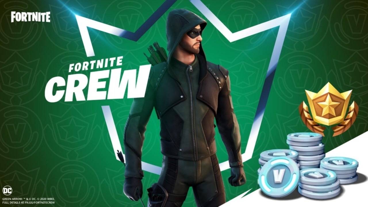 Fortnite fans celebrate the Green Arrow Crew Pack