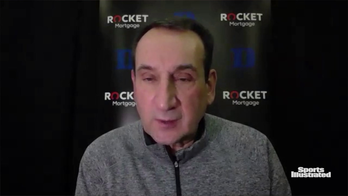 Watch: Coach K deals with a student journalist question